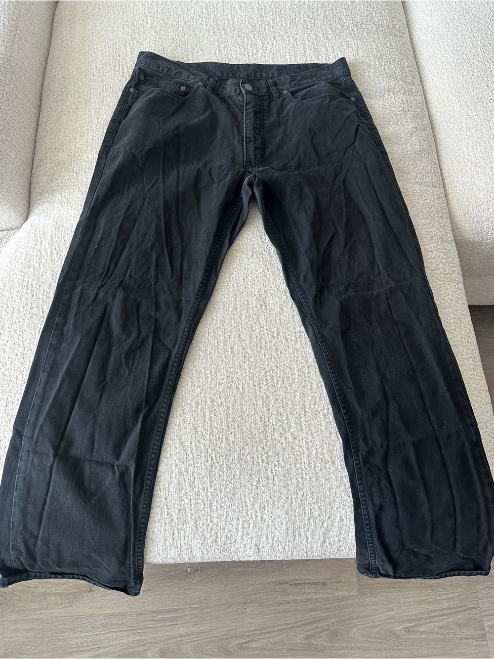 Polo by Ralph Lauren Men's Straight Black Jeans